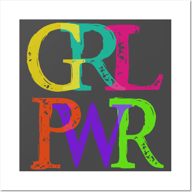 GRL PWR Wall Art by LanaBanana